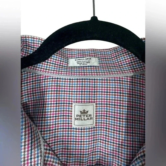 Peter Millar Long Sleeve Button Up Shirt Size X Large - Picture 7 of 10